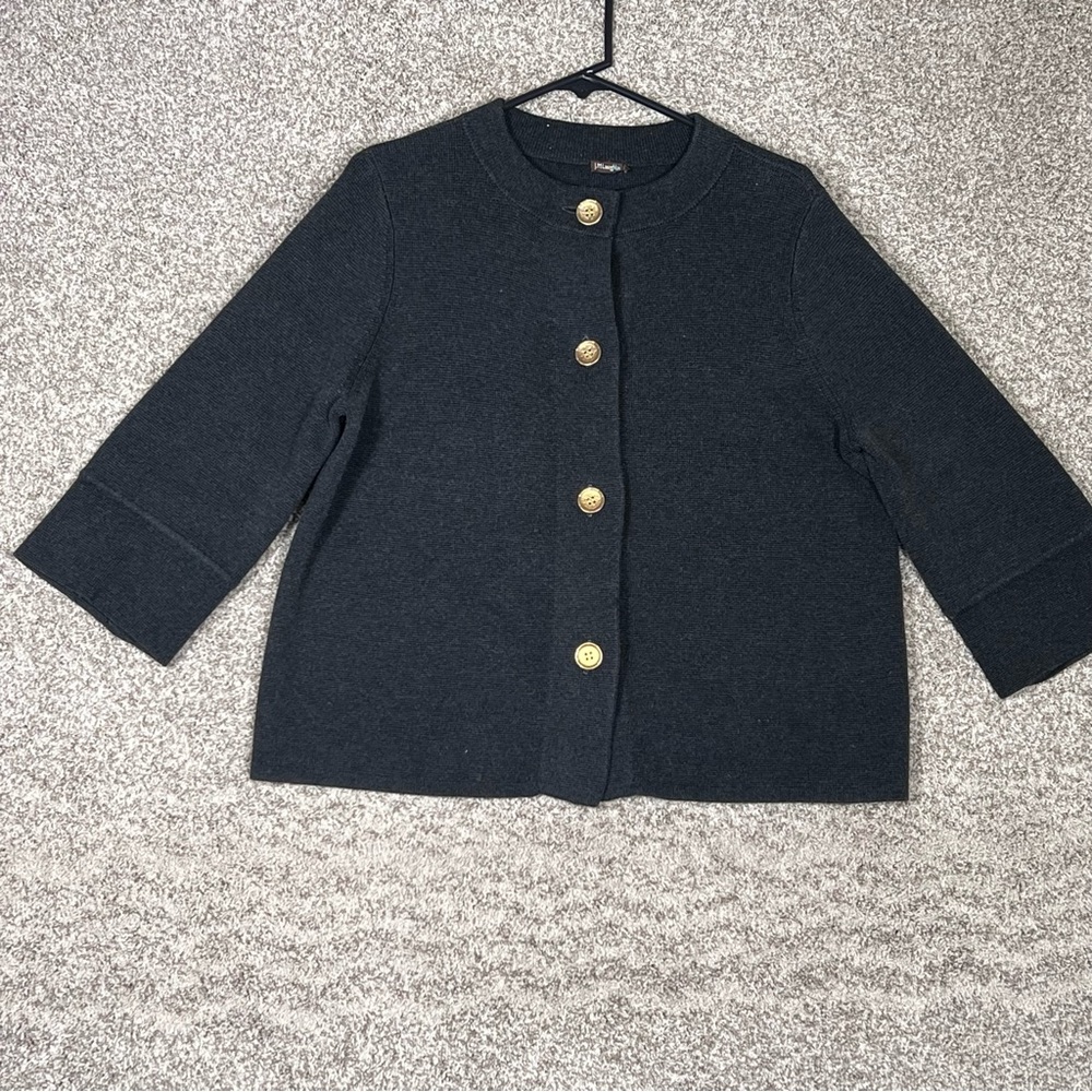 J. McLaughlin Kids Black‎ Blazer with Gold Accents